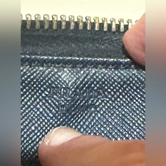 Prada Saffiano Leather Long Black Zippy Wallet - Picture 11 of 16